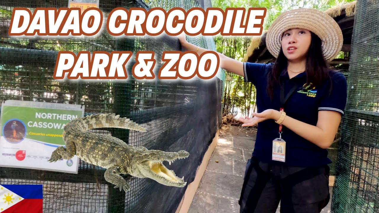 A GUIDED TOUR OF DAVAO CROCODILE PARK & ZOO || LOTS OF INFORMATION ABOUT CROCODILES || PHILIPPINES