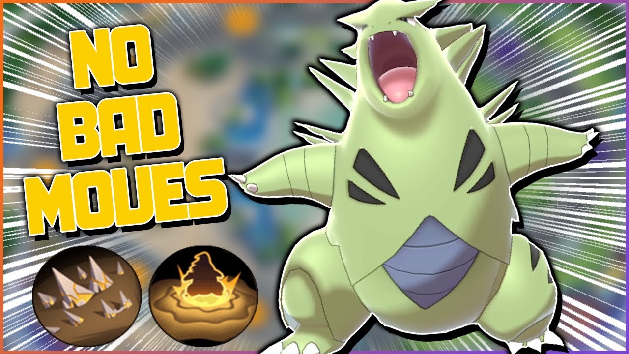 TYRANITAR HAS NO BAD MOVES!! RUN THEM ALL!! | Pokemon Unite New Pokemon Gameplay