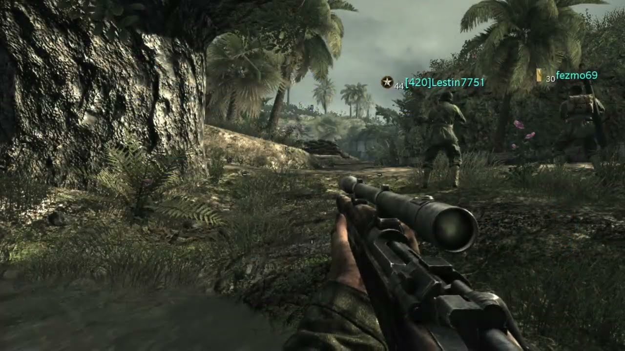 Call of Duty: World at War (Xbox 360 / Xbox One S) - Team Deathmatch #5 - Cliffside