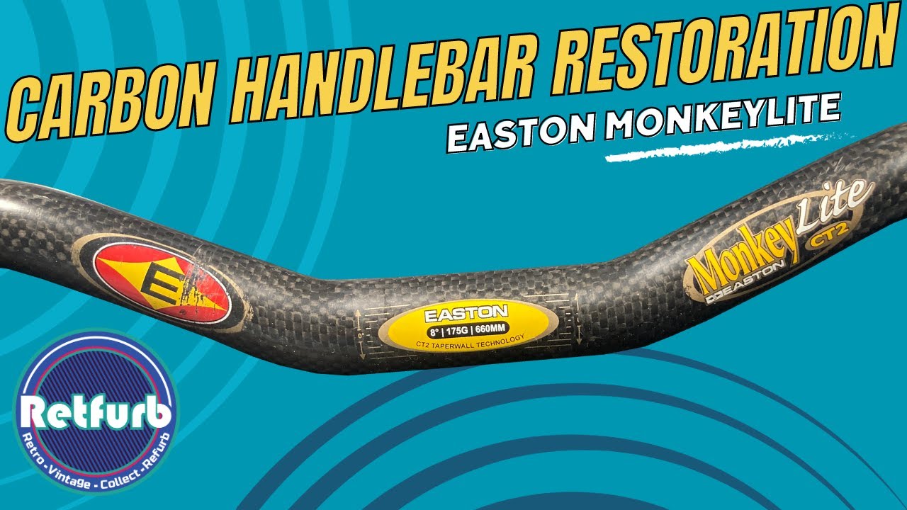 Restoring A Carbon Fibre Bicycle Component - Easton Monkeylite CT2 - Retfurb Vintage Refurb