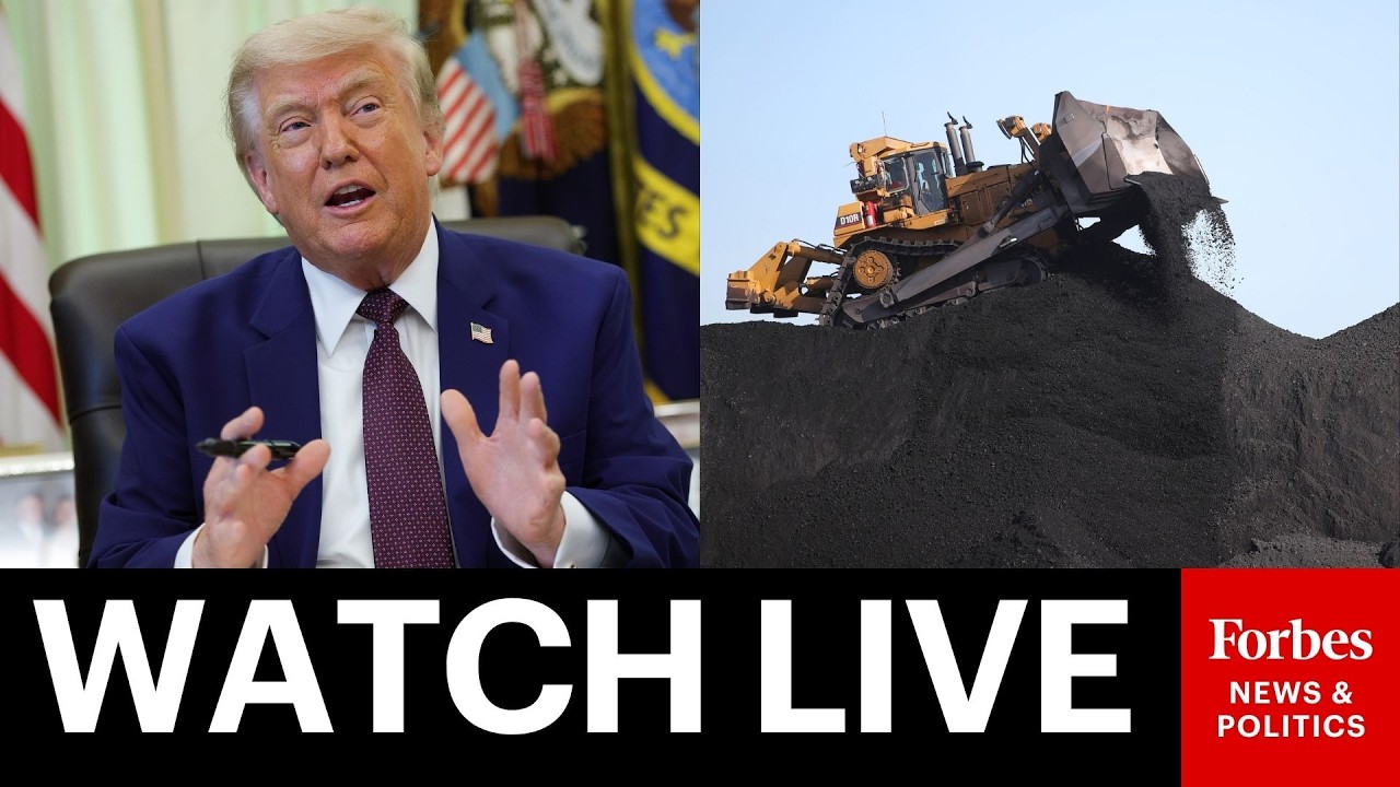 LIVE: President Trump Delivers 'Clean Coal' Announcement At The White House