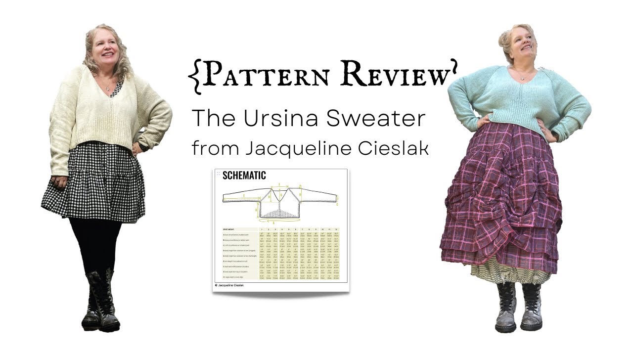 Pattern Review (and Pitfalls) Ursina Sweater from Jacqueline Cieslak Plus Size Knitting