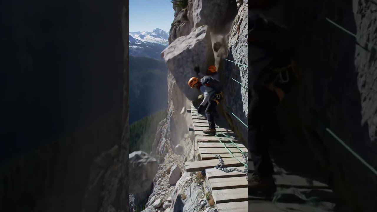 Extreme Hike Turns Deadly &ndash; Rockfall and Bridge Collapse! #RealLifeDisaster #DroneFootage