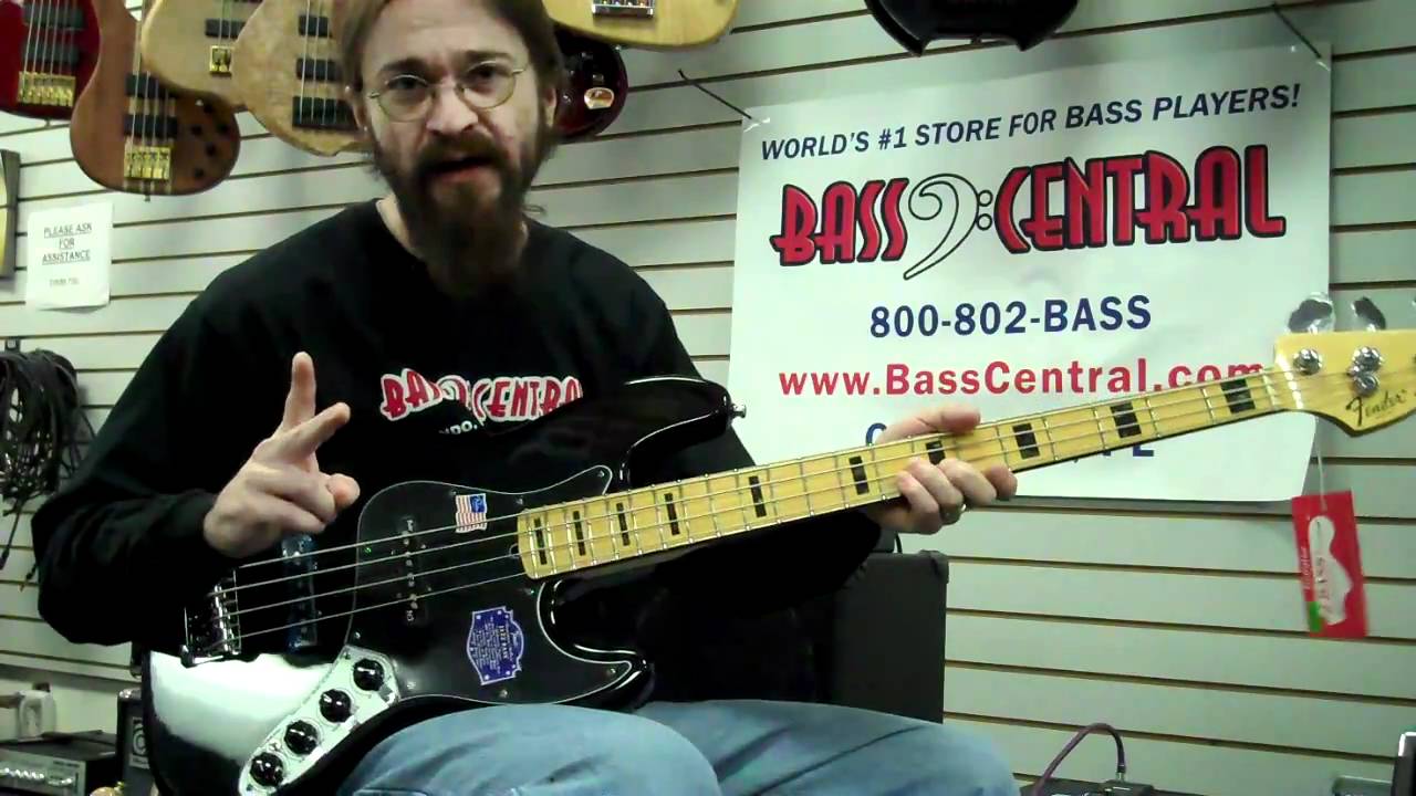 Bass Central Fender 2010 American Deluxe Jazz Bass Demo