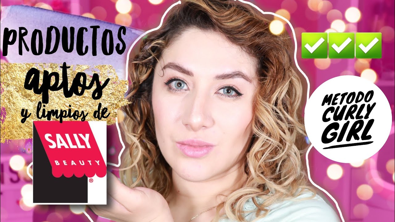 PRODUCTOS APTOS Y LIMPIOS DE SALLY BEAUTY  / MÉTODO  CURLY GIRL / CABELLO ONDULADO