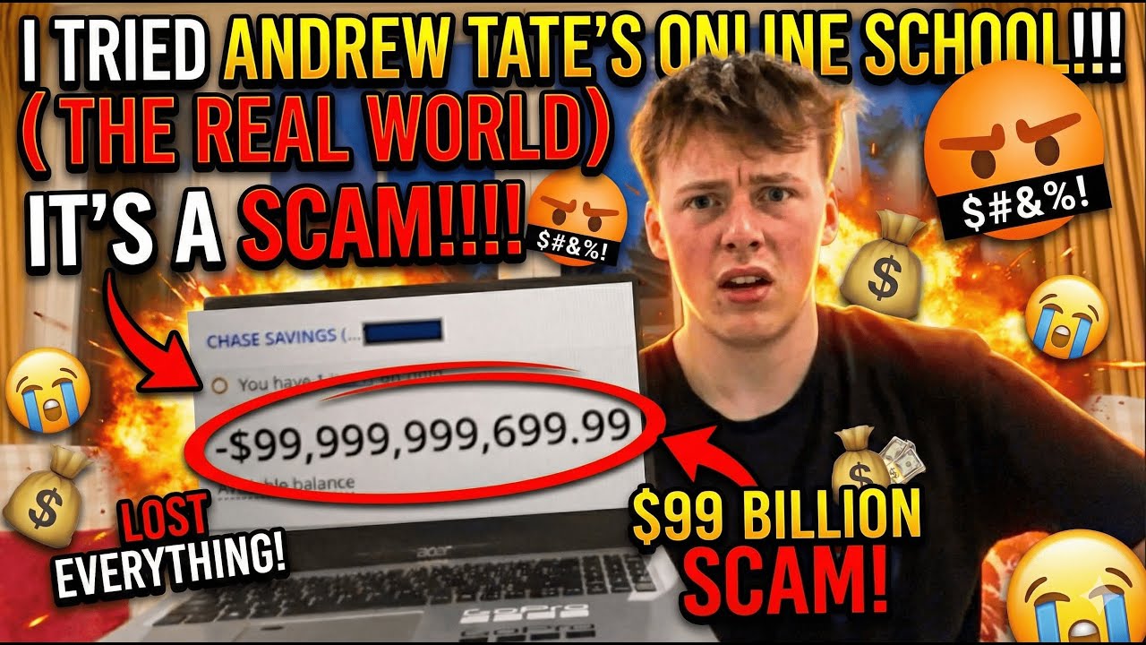 I TRIED ANDREW TATE'S ONLINE SCHOOL!!! (The REAL WORLD)