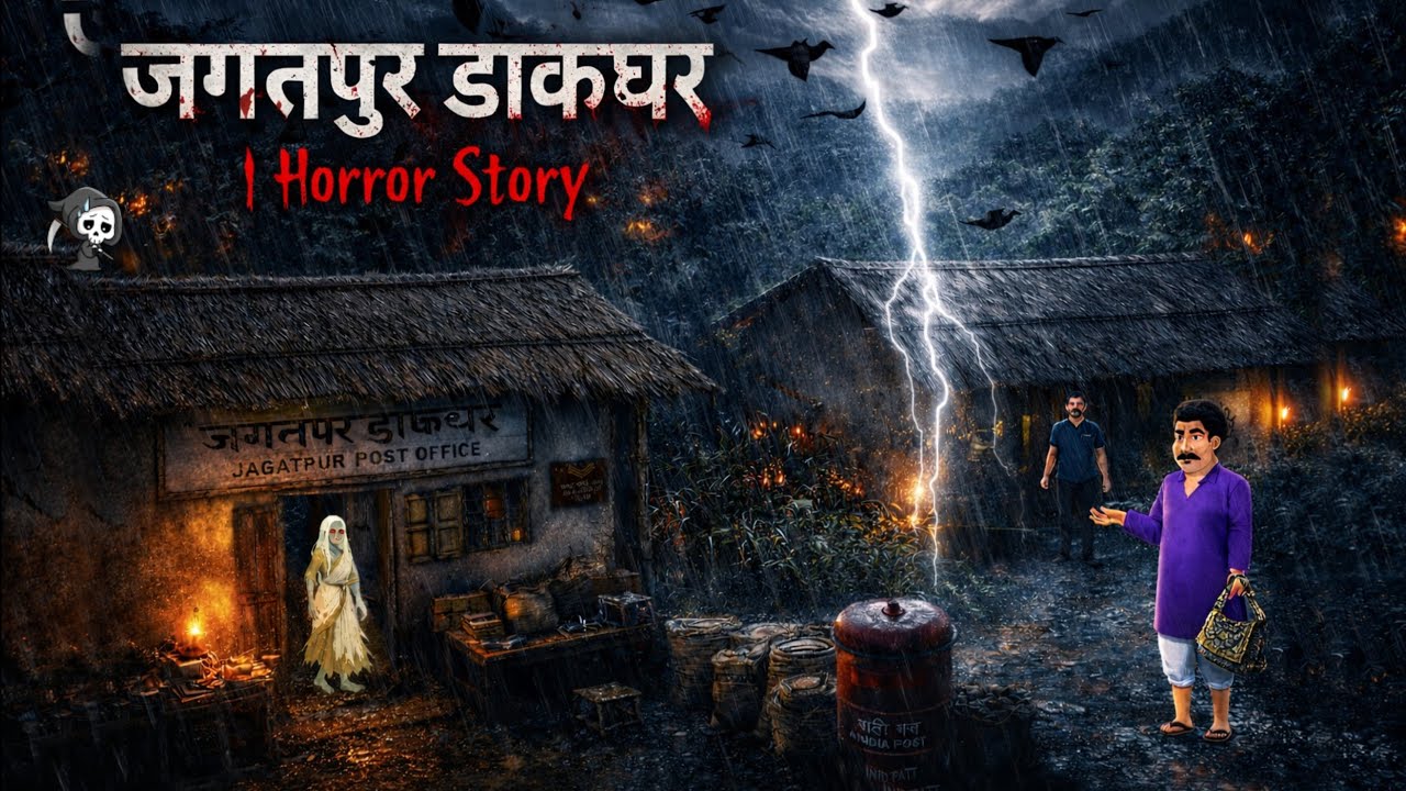 जगतपुर गांव में I ठंडी की बारिश में डाकिए I Barish ka chalawa I Bhutiya Kahani I hindi horror kahani