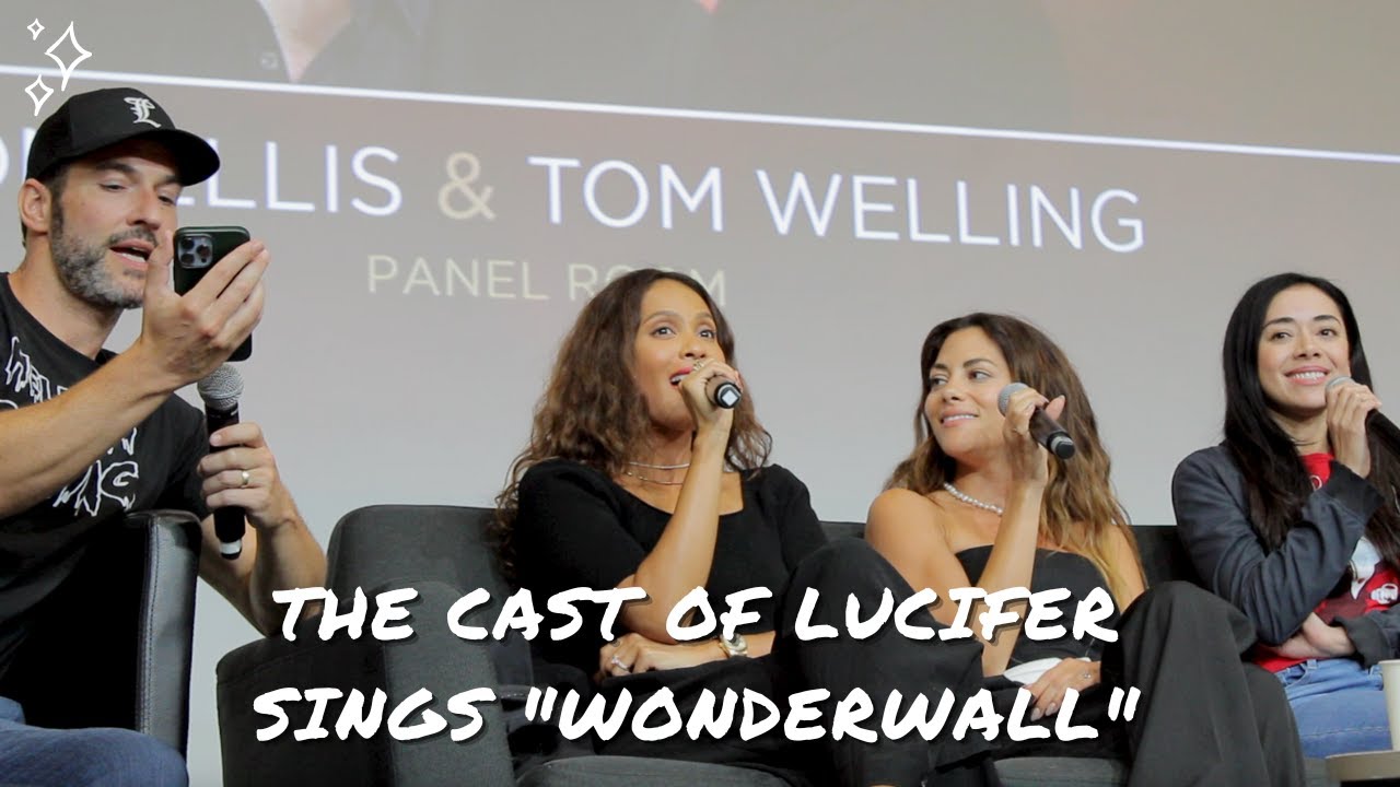 The cast of Lucifer sings in Paris and chose between Eve and Chloe.