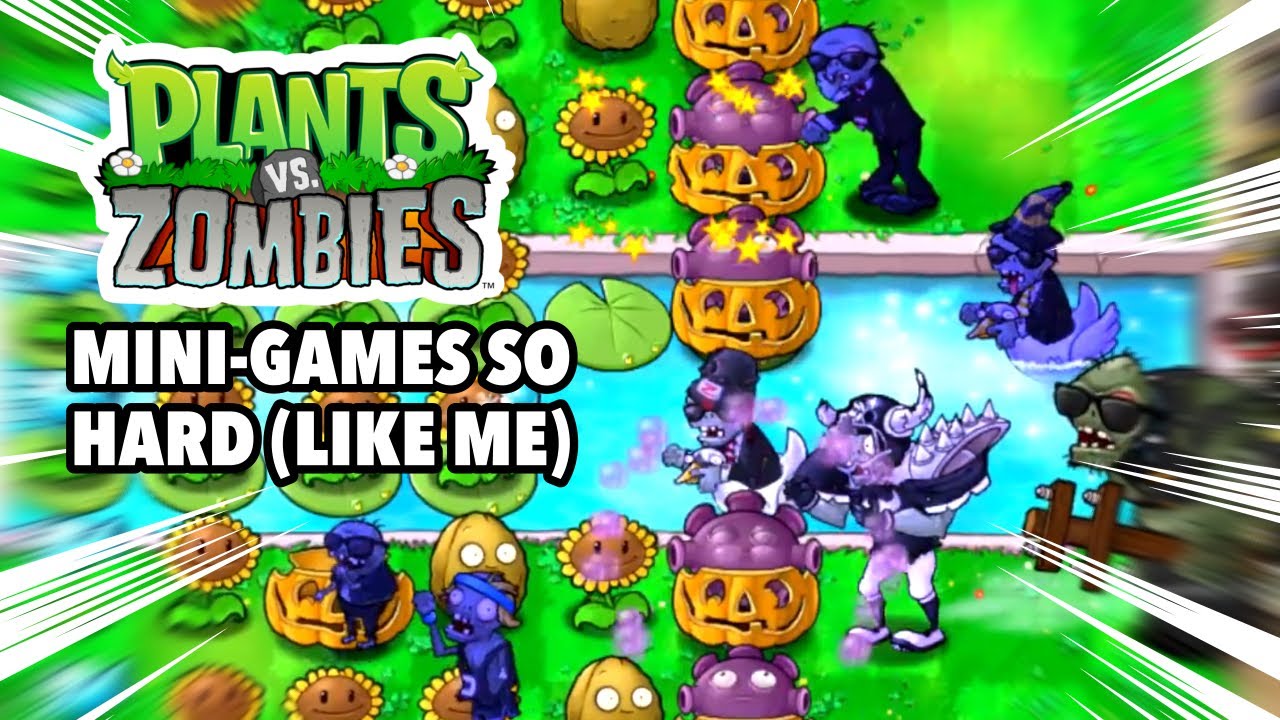THESE MINIGAMES ARE HARD (like my dih) | Plants VS Zombies DLC Mod