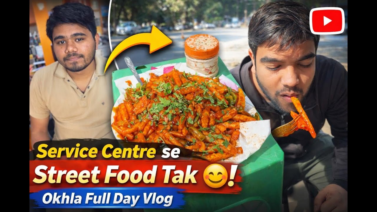 Phone Theek Karwane Nikle, Food Tour Ban Gaya 😄 | Okhla Vlog