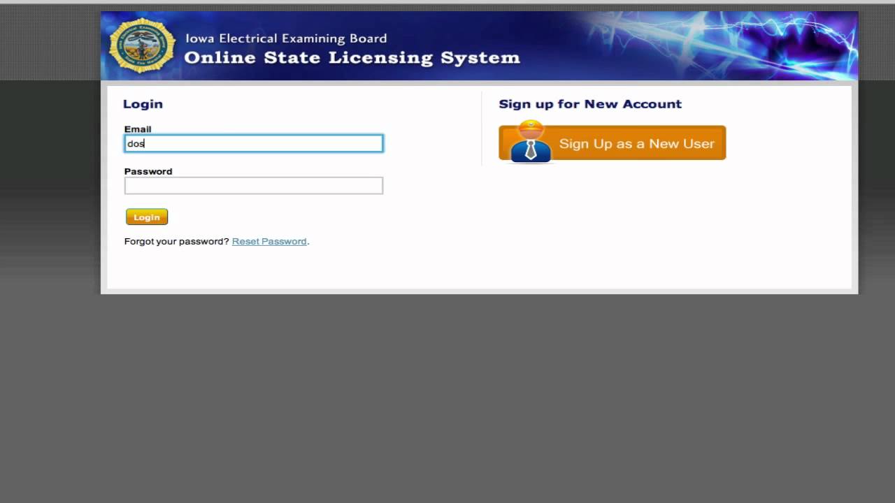Initial Registration