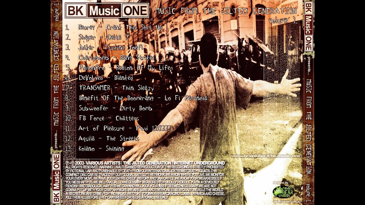 Music From The Jilted Generation Vol 1 (The Prodigy Fans Album) (1st 'Brainkiller' Contest)