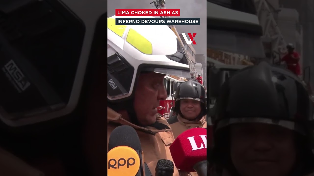 Massive Warehouse Fire Threatens Regional Hospital, Forces Patient Evacuations In Lima | VERTEX
