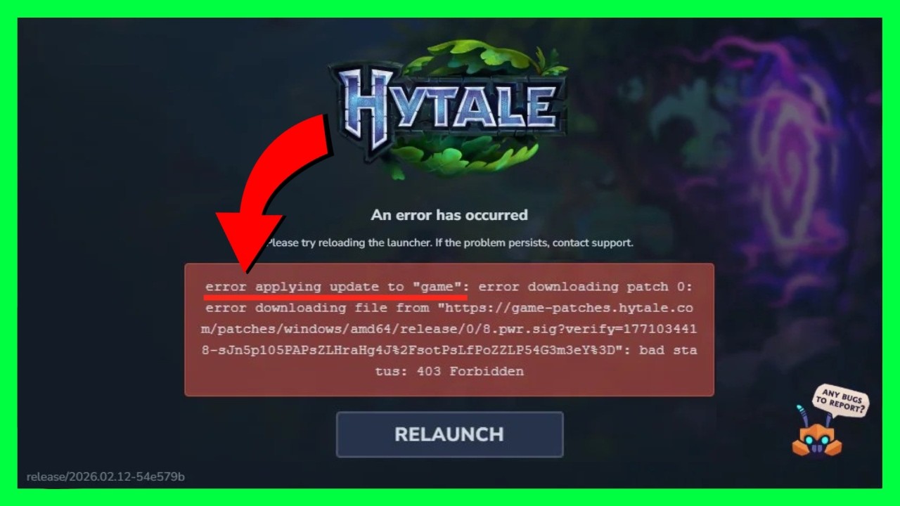 Исправлена ​​ошибка Hytale при применении обновления к игре.