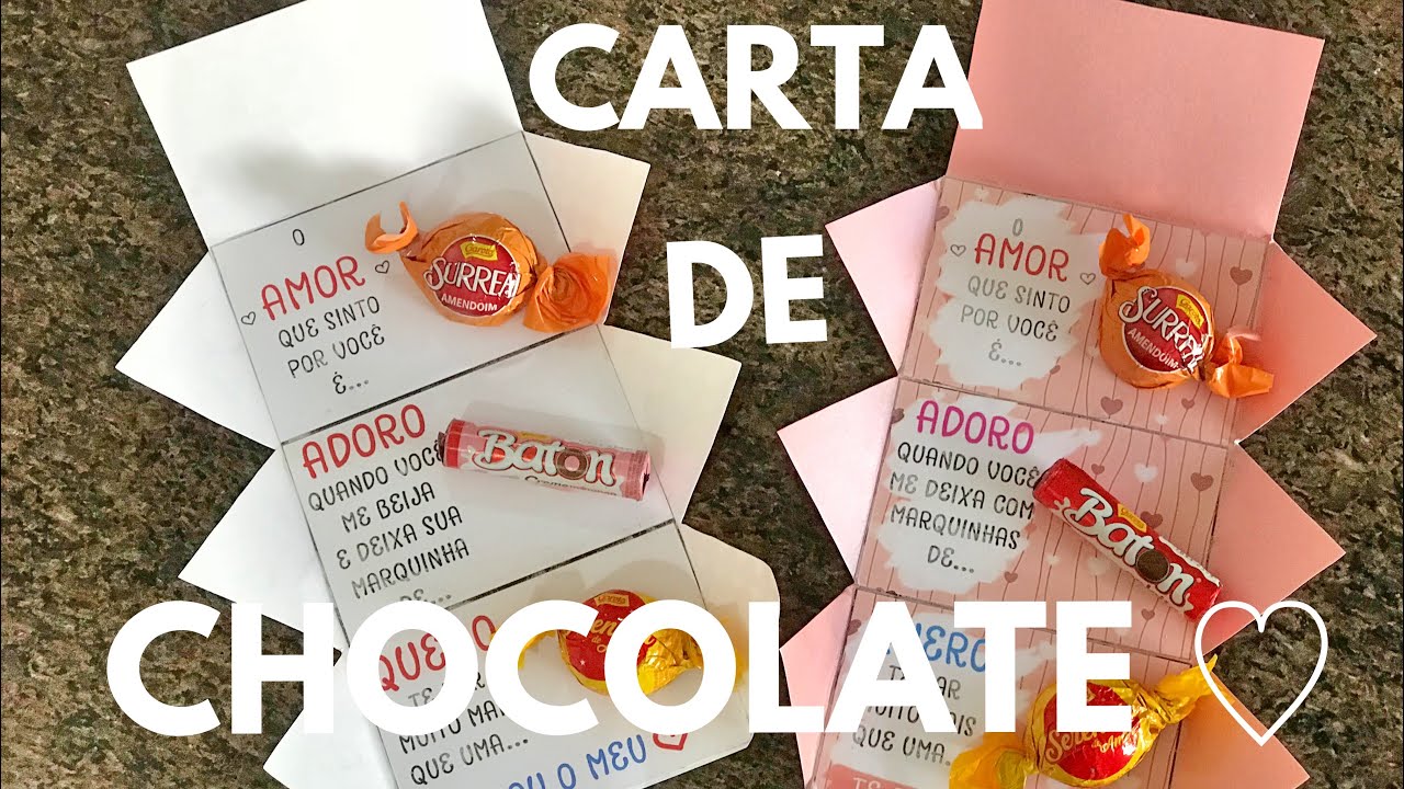 CARTA DE CHOCOLATE ♡