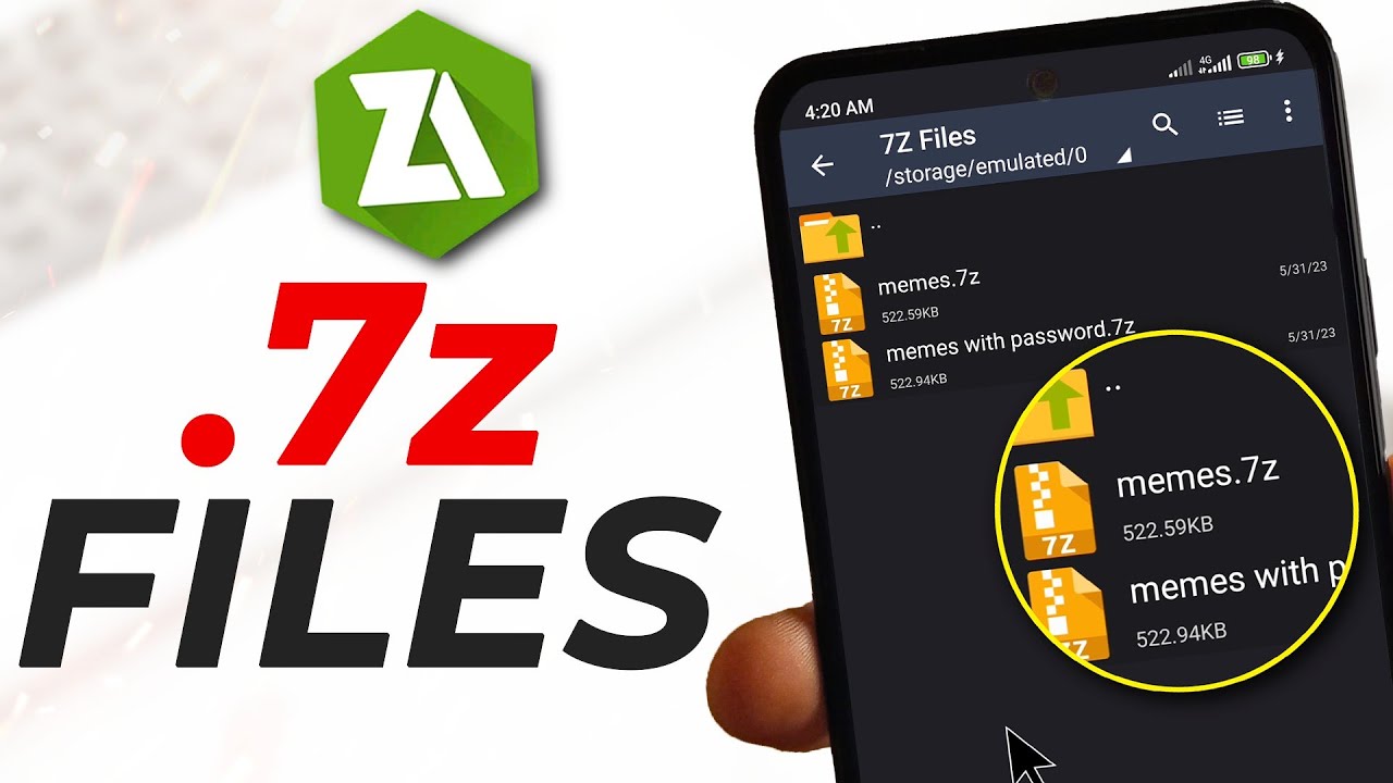 Как открыть файлы .7z на Android