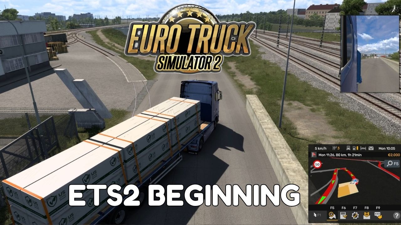 First Delivery in Euro Truck Simulator 2 🚛 | Packed Lumber to Linz | Scania S