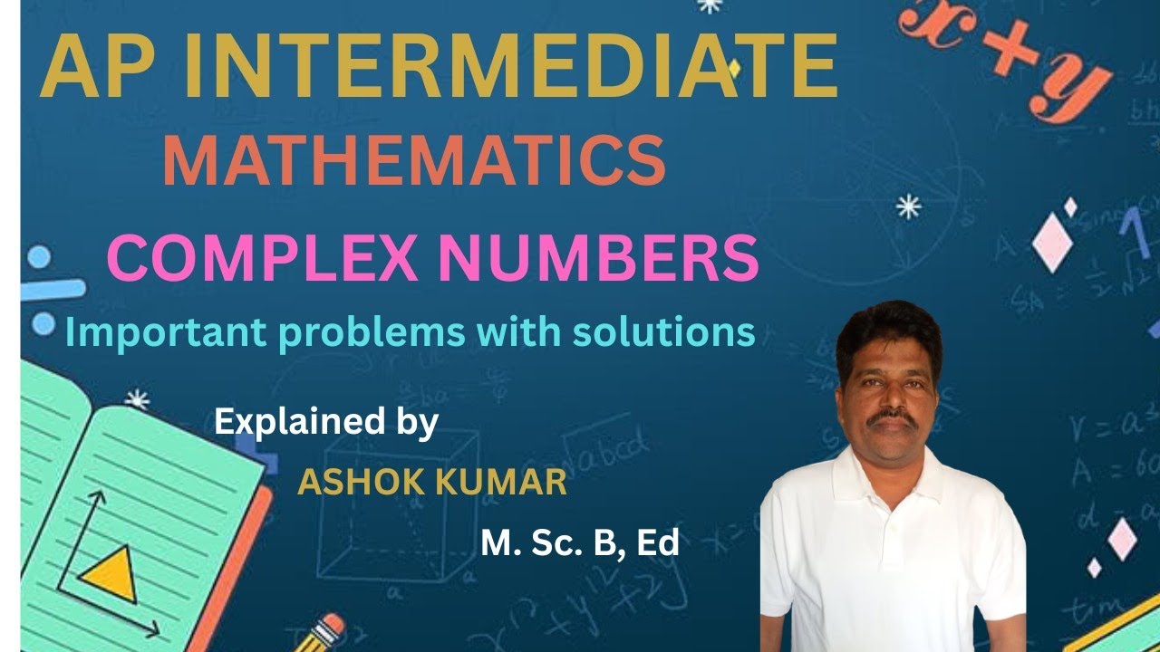 AP INTER Maths -COMPLEX NUMBERS important problems with solutions 