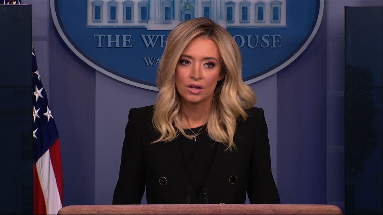 McEnany doubles down on China in first WH Briefing
