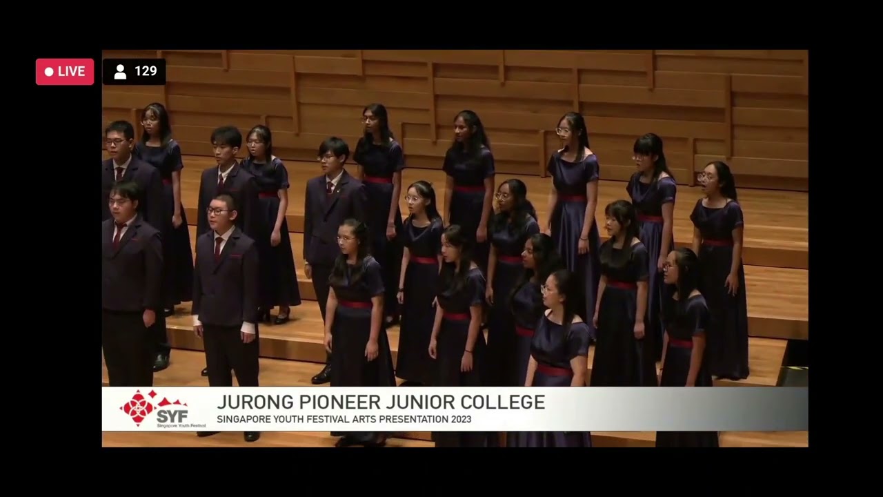 [SYF 2023] JURONG PIONEER JUNIOR COLLEGE CHOIR - SALMO 150, GOTT IM UNGEWITTER