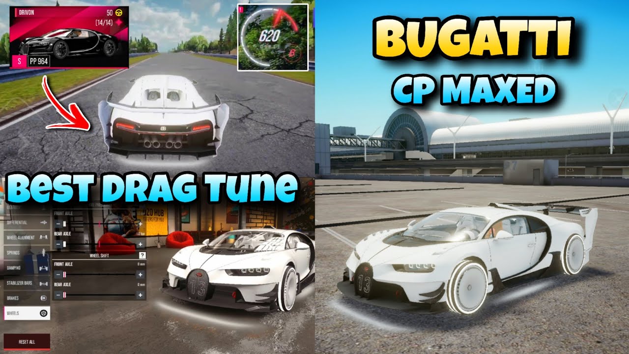 Bugatti CP Max Best Drag Tune | Drive Zone Online @Rohangamer8880 
