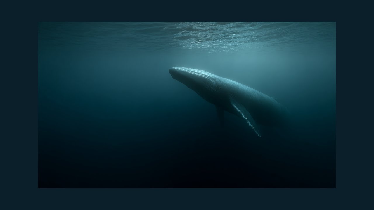 Fin Whale – Quiet Velocity | Deep Sea Ambient Sound for Sleep & Meditation (1 Hour)