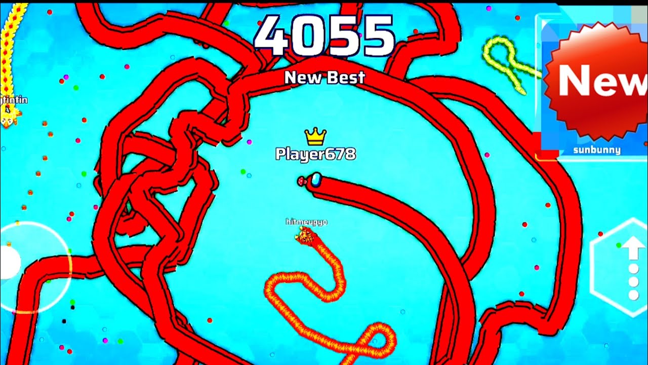 Snake.io Lovely snake pro skill Epic Snake io game! Snake.io pro gameplay!