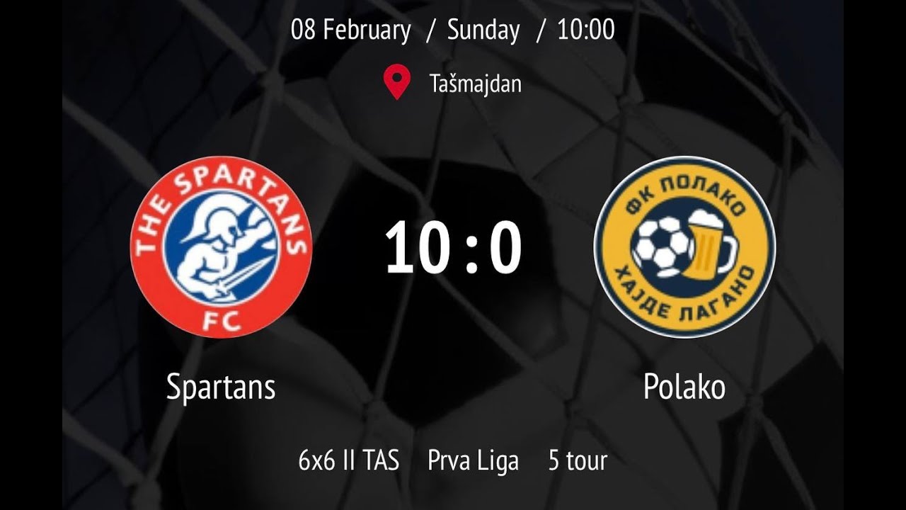 Pregled: Spartans — Polako (Prva Liga 6x6 PAL II TAS)