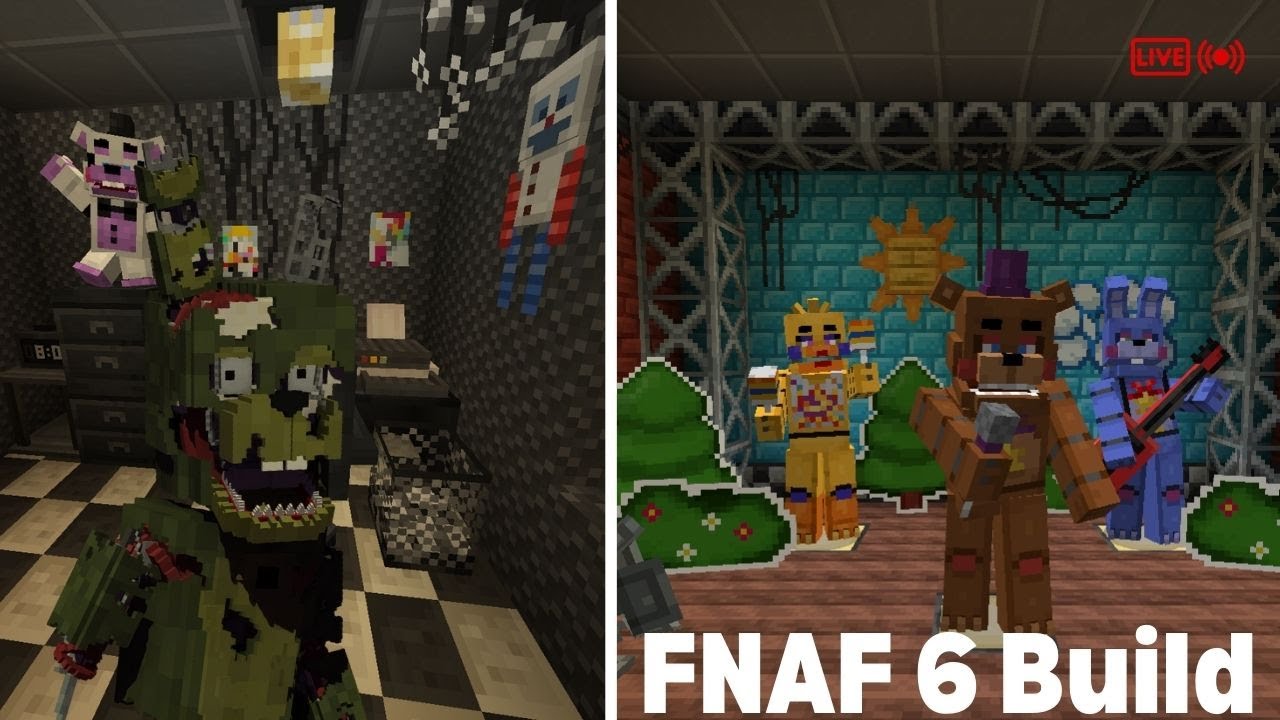 Создаём симулятор пиццы FNAF 6 в Minecraft! (мод «Требуется менеджер»)