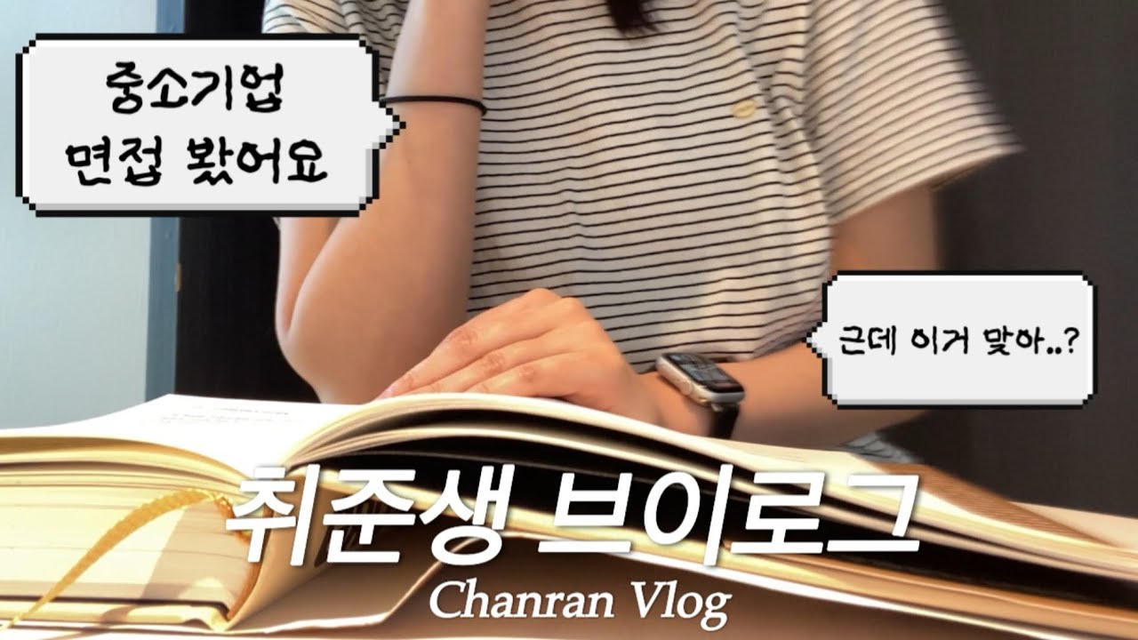Vlog | 취준생 브이로그 | 중소기업 면접 보고 왔습니다! 근데....🥺