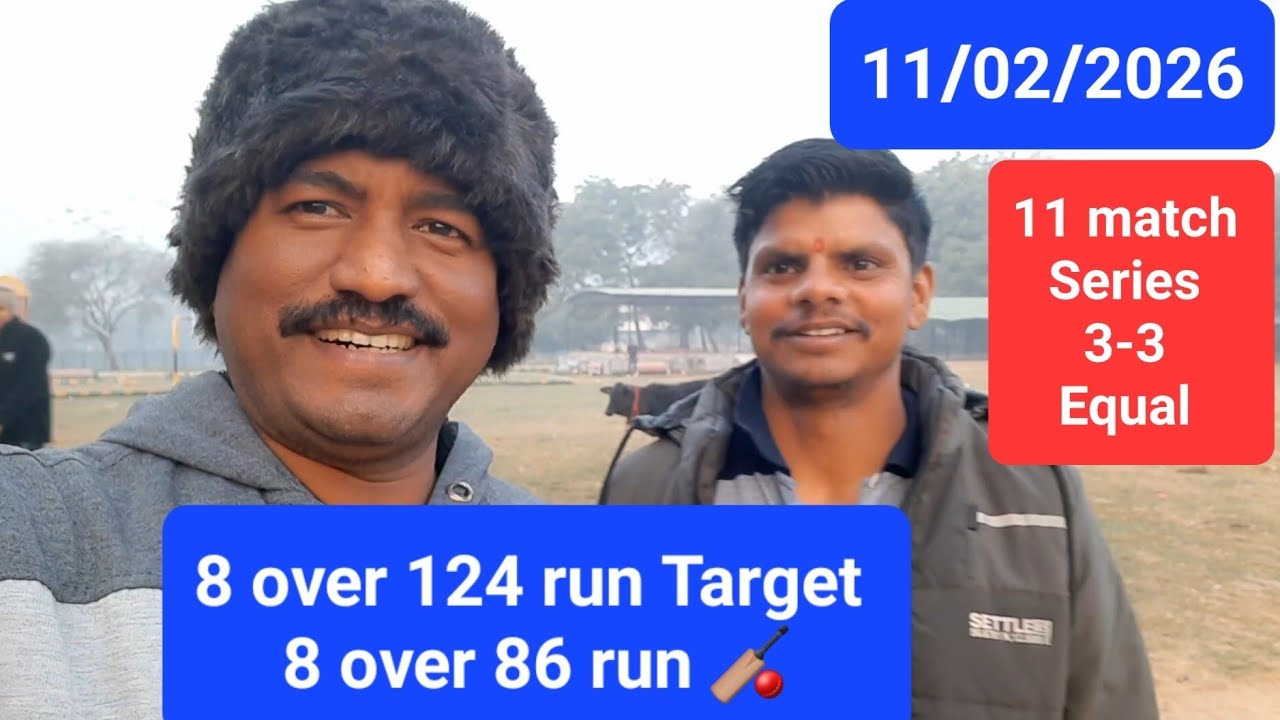 8 Over 124 run Target, 🏏Sandeep bhai ka dhuaadhar 100 run👍, # MCC ray official 