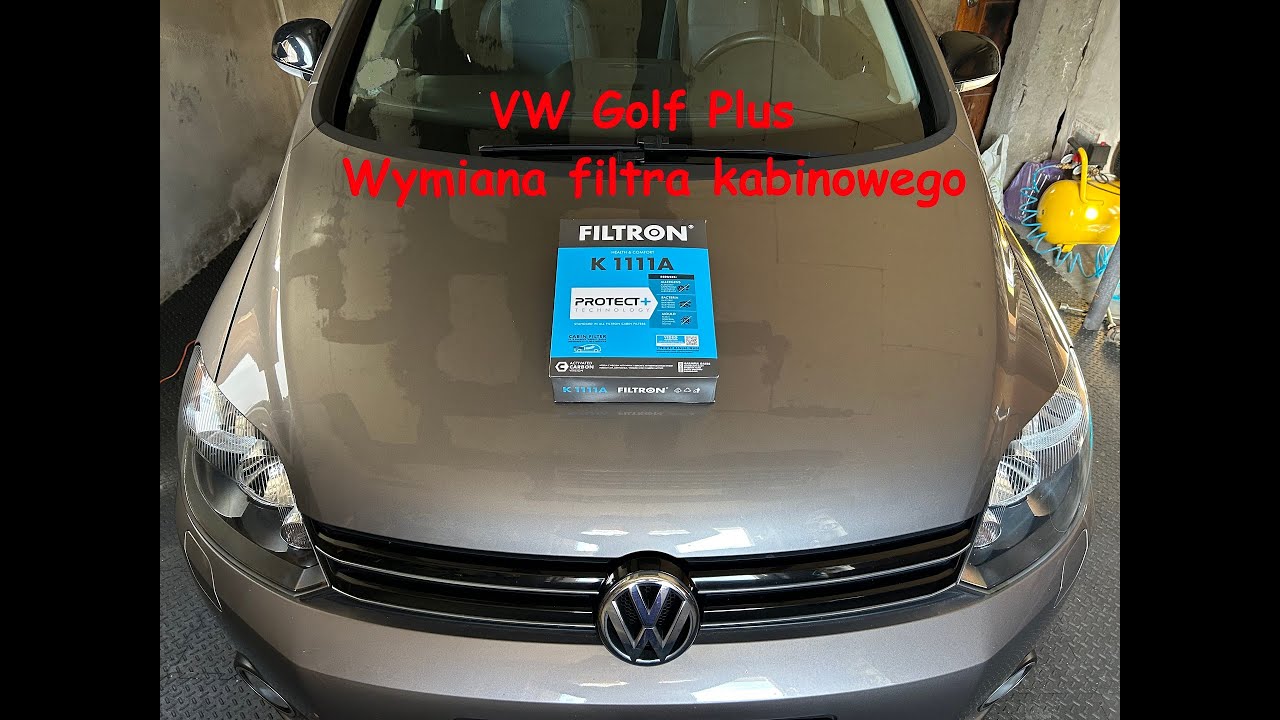 VW Golf Plus - Wymiana filtra kabinowego