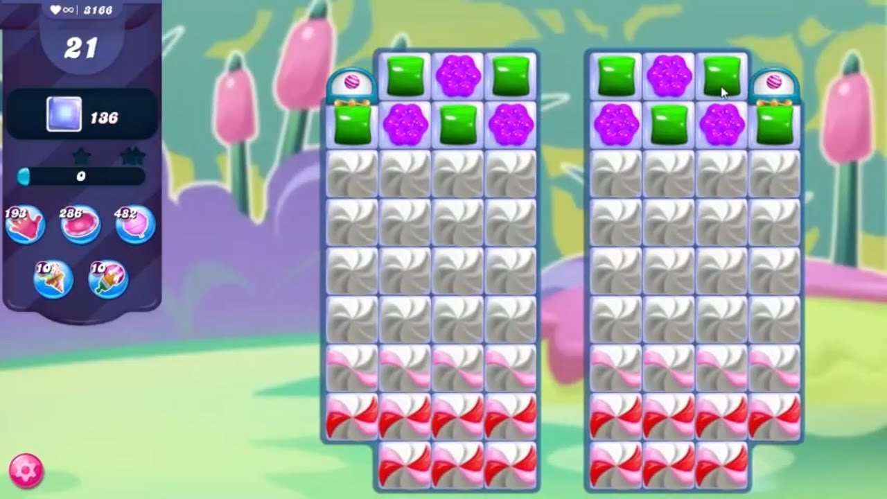 Candy Crush Saga LEVEL 3166 NO BOOSTERS (new version)🔄✅