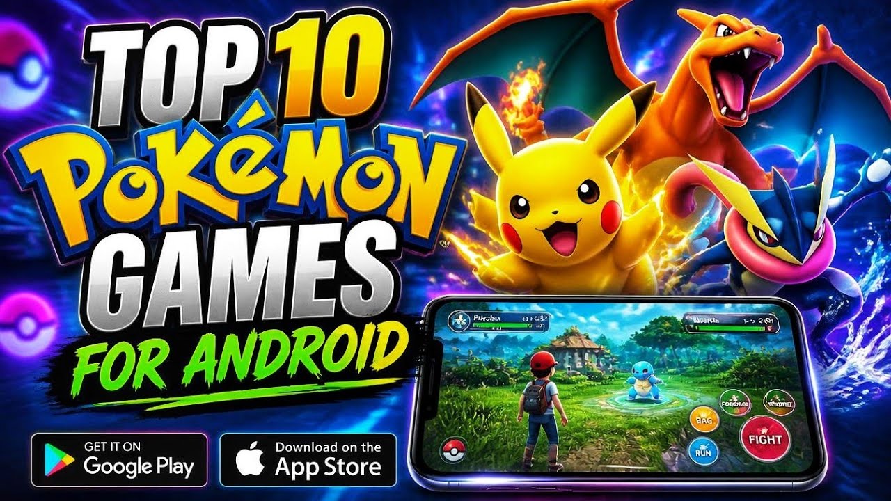 Top 10 Best Working Pokemon Games For Android In 2026 | New Mobile Pokemon Games