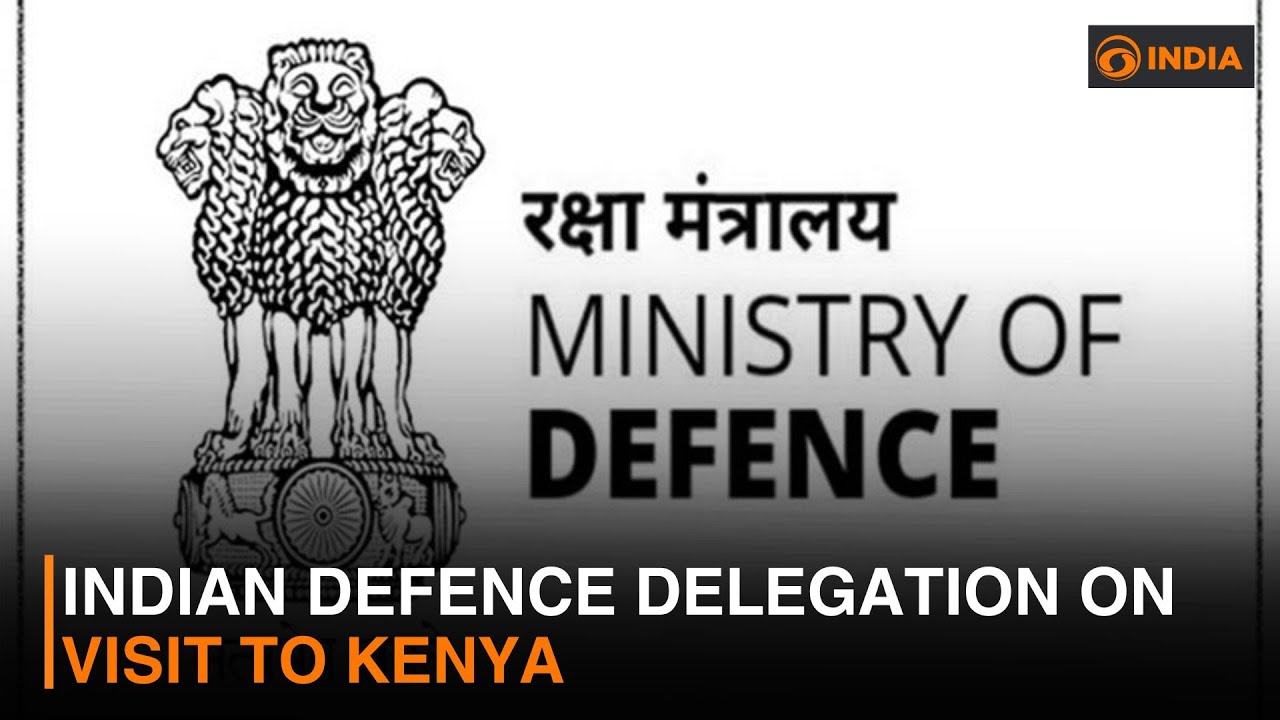 Indian defence delegation on visit to Kenya
