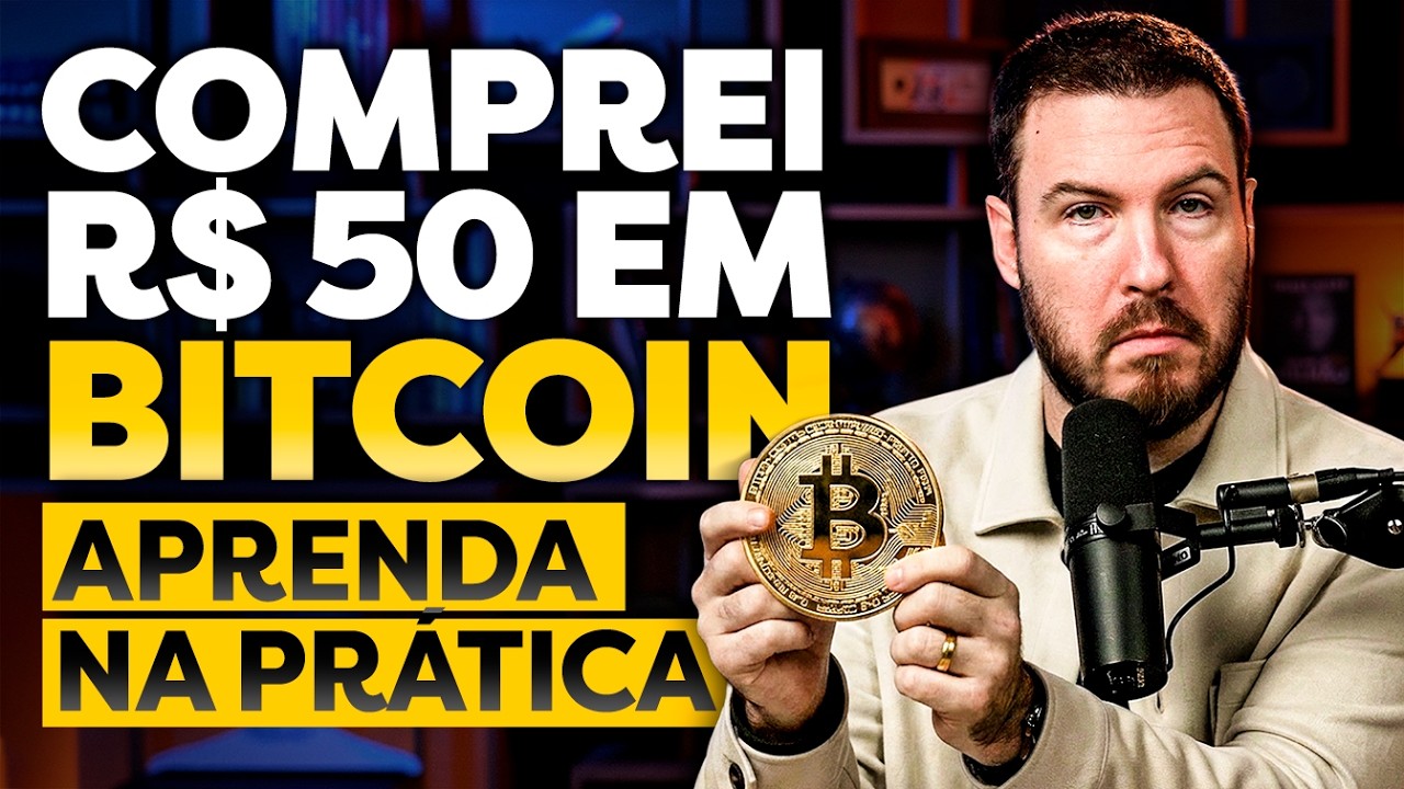 COMPREI R$ 50 EM BITCOIN NA PR&Aacute;TICA | Como investir em Bitcoin do ZERO!