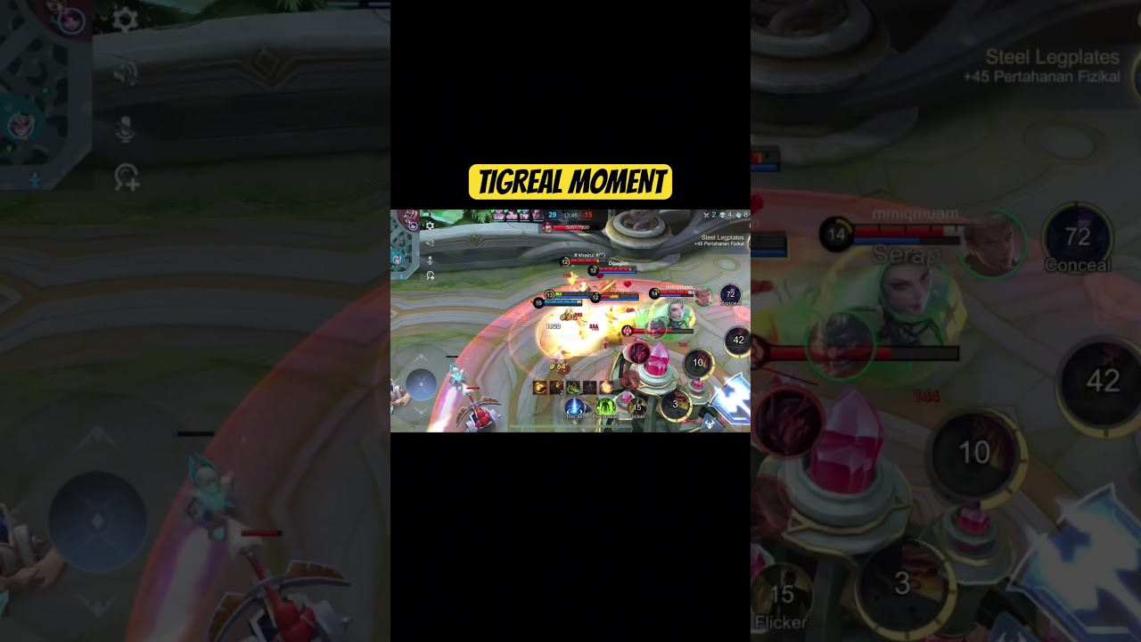 The last move before winning #mobilelegend #mlbb #mlbbcreatorcamp #tigrealgameplay #tigrealmontage