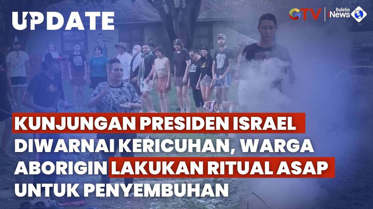 Kunjungan Presiden Israel Diwarnai Kericuhan, Warga Aborigin Lakukan Ritual Asap untuk Penyembuhan