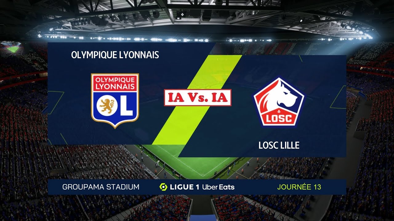 OL - LOSC [FC 24] | Ligue 1 Uber Eats 2023-24 (13ème Journée) | IA VS. IA