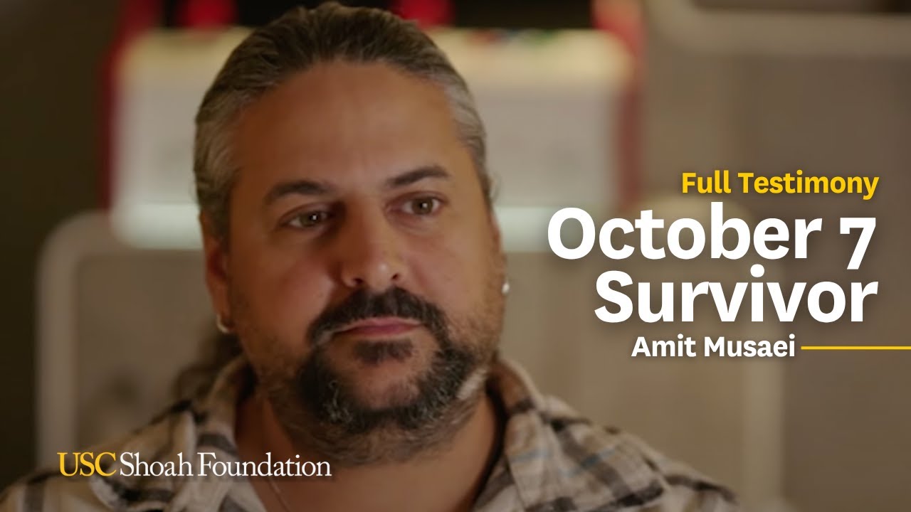October 7 Survivor Amit Musaei on Escaping the Nova Music Festival Attack | USC Shoah Foundation