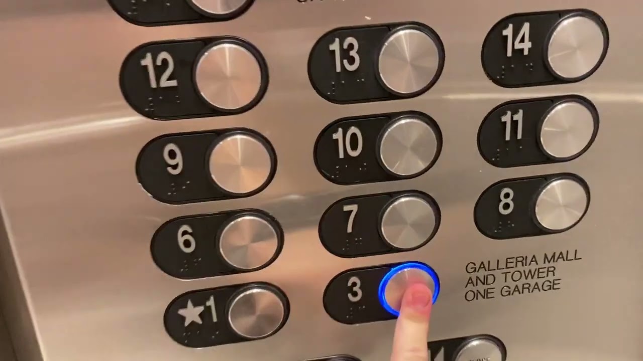 Modded Fujitec Traction Mid-Rise Elevators At One Galleria Tower