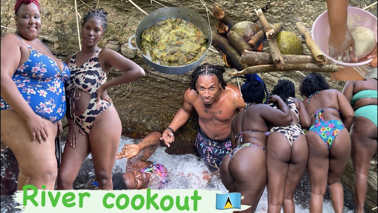 River cook out (anse la raye)🇱🇨 REUPLOAD