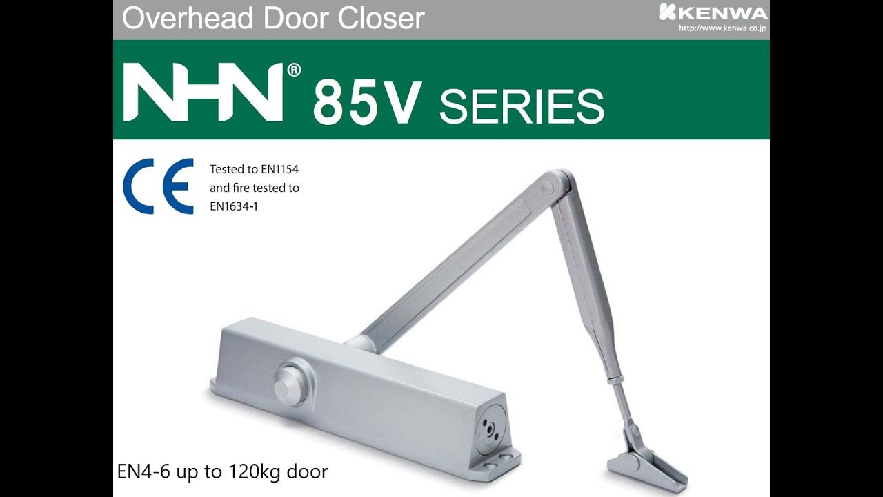 NHN 85V EN4-6 OVERHEAD DOOR CLOSER INSTALLATION