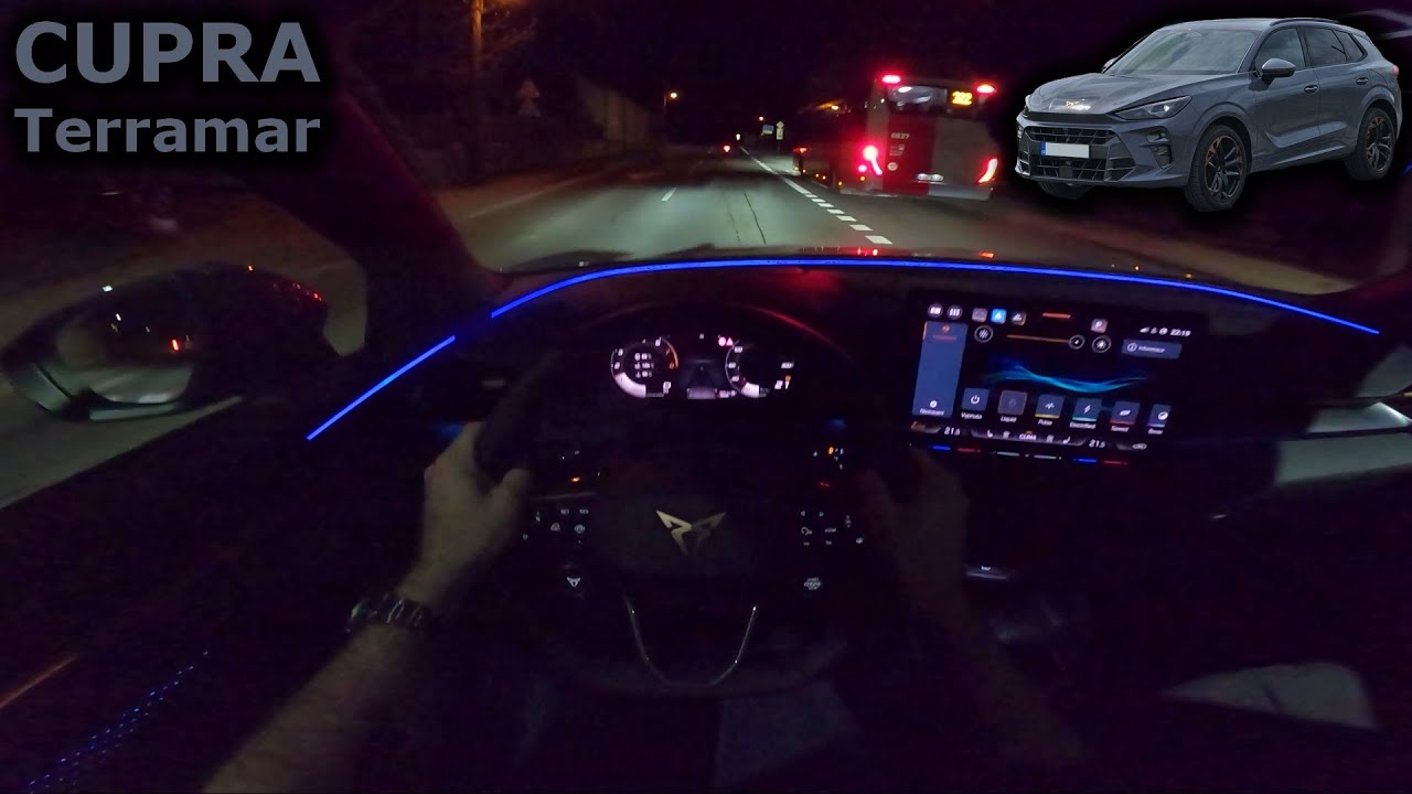 CUPRA Terramar VZ Night Drive | Aggressive Style & Relaxing Vibes (POV ASMR)
