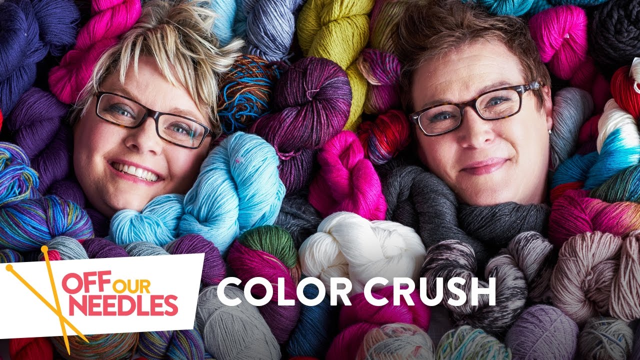 Crushing on Colorful Knitting: Stitchwork, Lucy Neatby & Pizza Hats | Off Our Needles S1E1