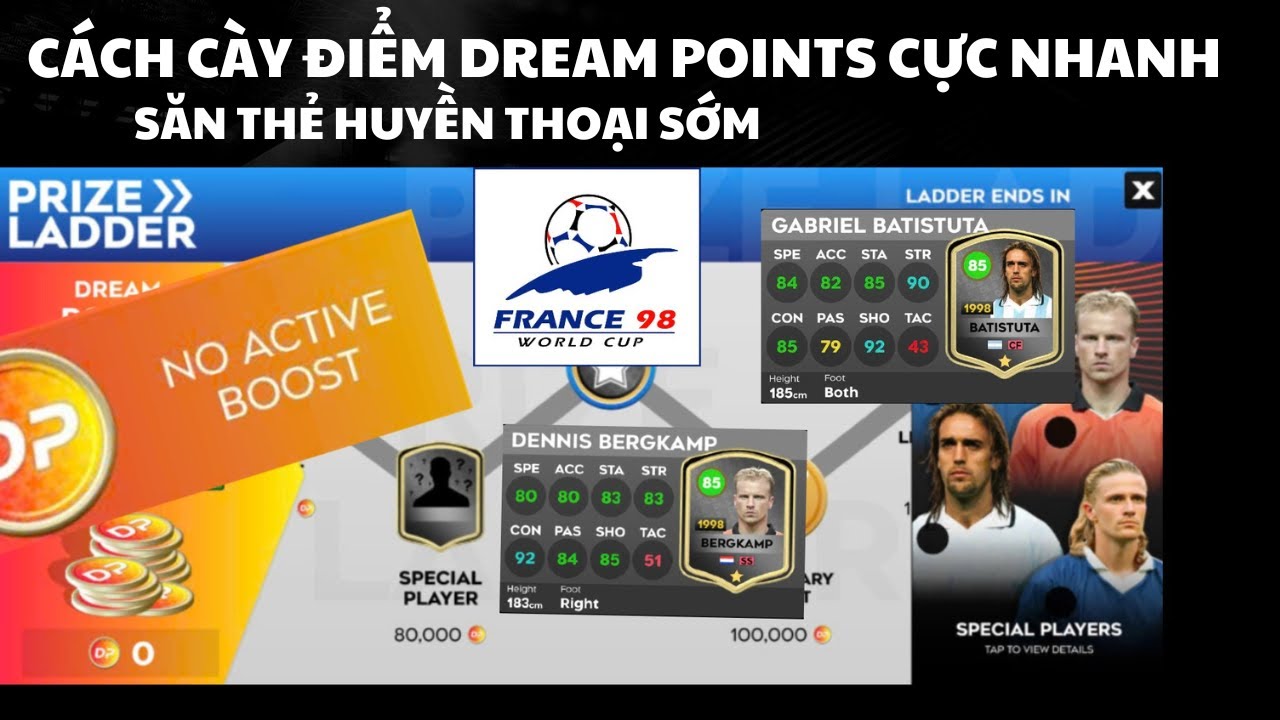 DLS25 | Hướng dẫn cày điểm DP (DREAM POINTS) nhanh nhất để đổi thẻ HUYỀN THOẠI | Duck