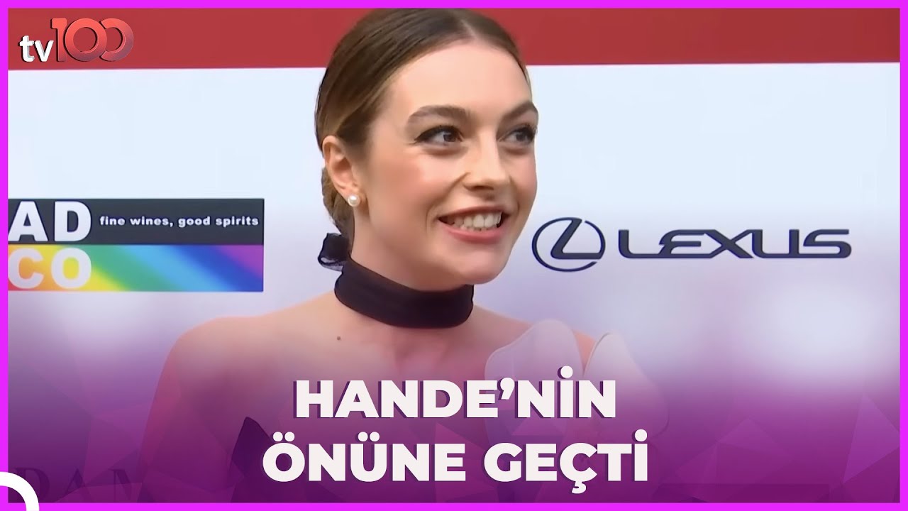 Melis Sezen Hande Erçel'in giydiği kıyafete çiçek taktırıp geldi
