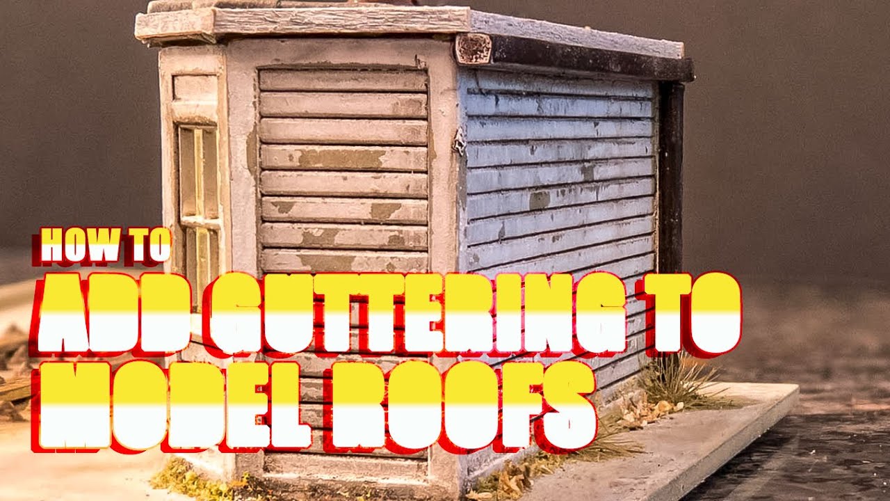 How to add Guttering to Model Roofs