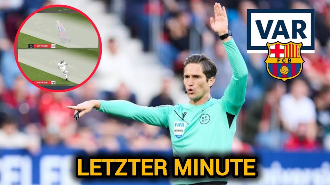 🚨Offizielle Mitteilung! Die UEFA suspendiert den Schiedsrichter JOSÉ MUNUERA MASSA wegen Bevorzugung