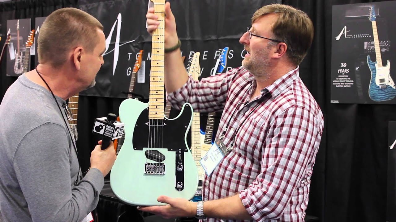 Tom Anderson Interview & Guitars NAMM Booth